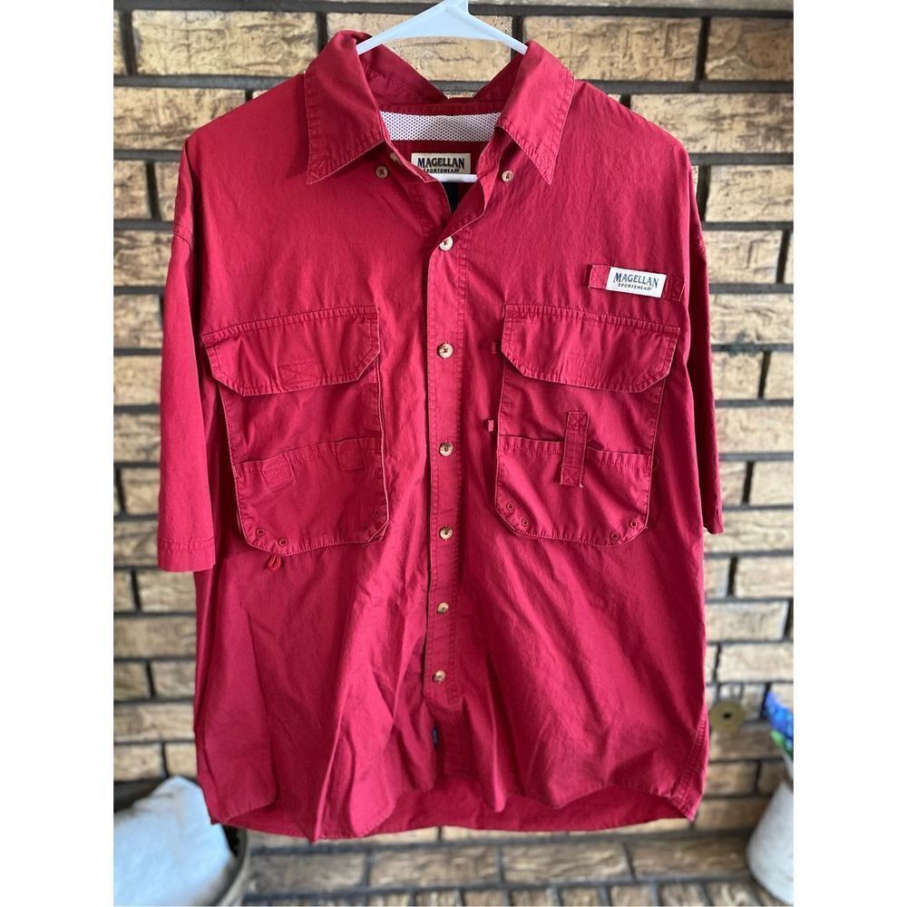 2 Magellan Outdoors‎ Short Sleeve Button Down Shirt